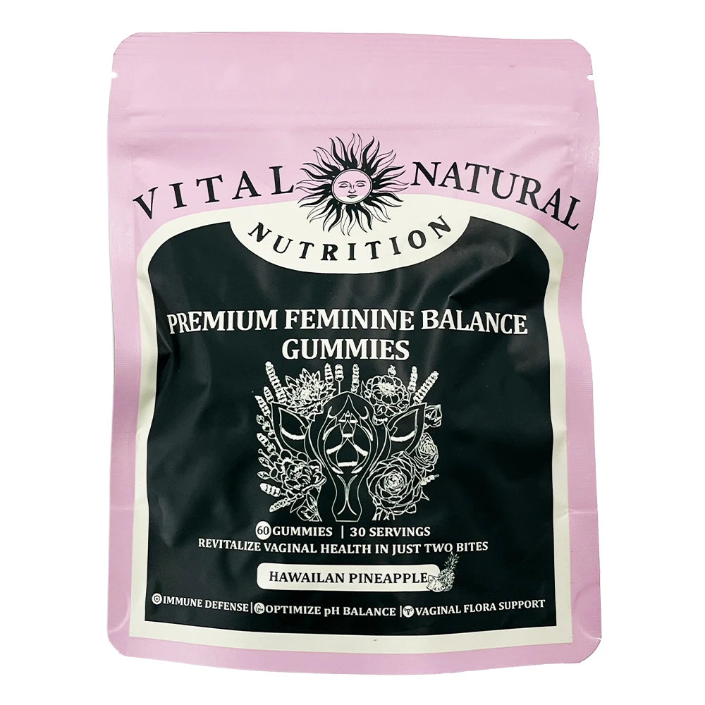 60 pieces of Vital Source Feminine Balance Gummies are selling well, caring for women preferred gift- Hawaiian Pineapple