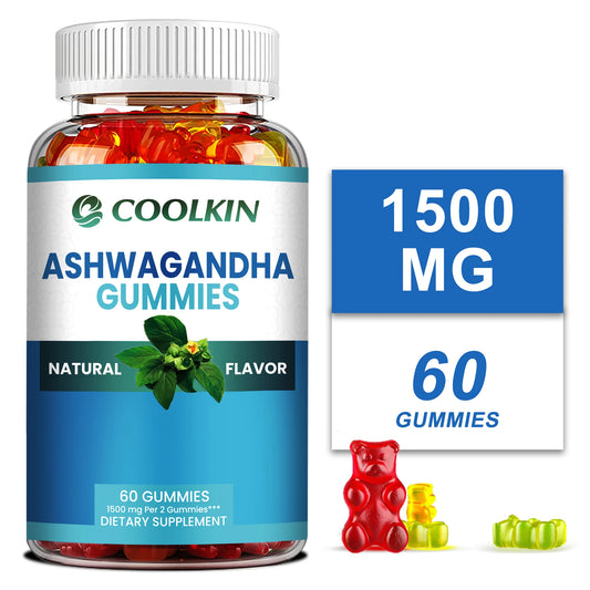 Ashwagandha - Relieve Stress, Improve Mood, Help Sleep and Enhance Cognitive Abilities, Immune Support - 60 Gummies